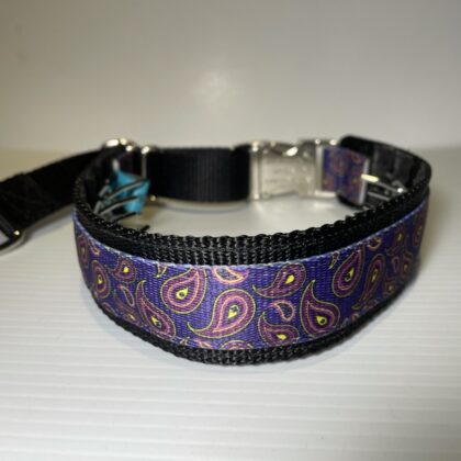 K-9 Training Collar - (Purple Paisley)