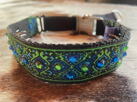 Mirco Hidden Prong K9 Dog Collar - Jacquard Ribbon - Image 6